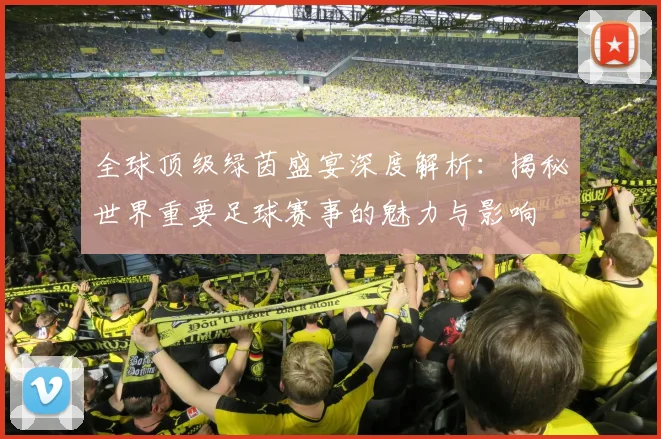 全球顶级绿茵盛宴深度解析：揭秘世界重要足球赛事的魅力与影响